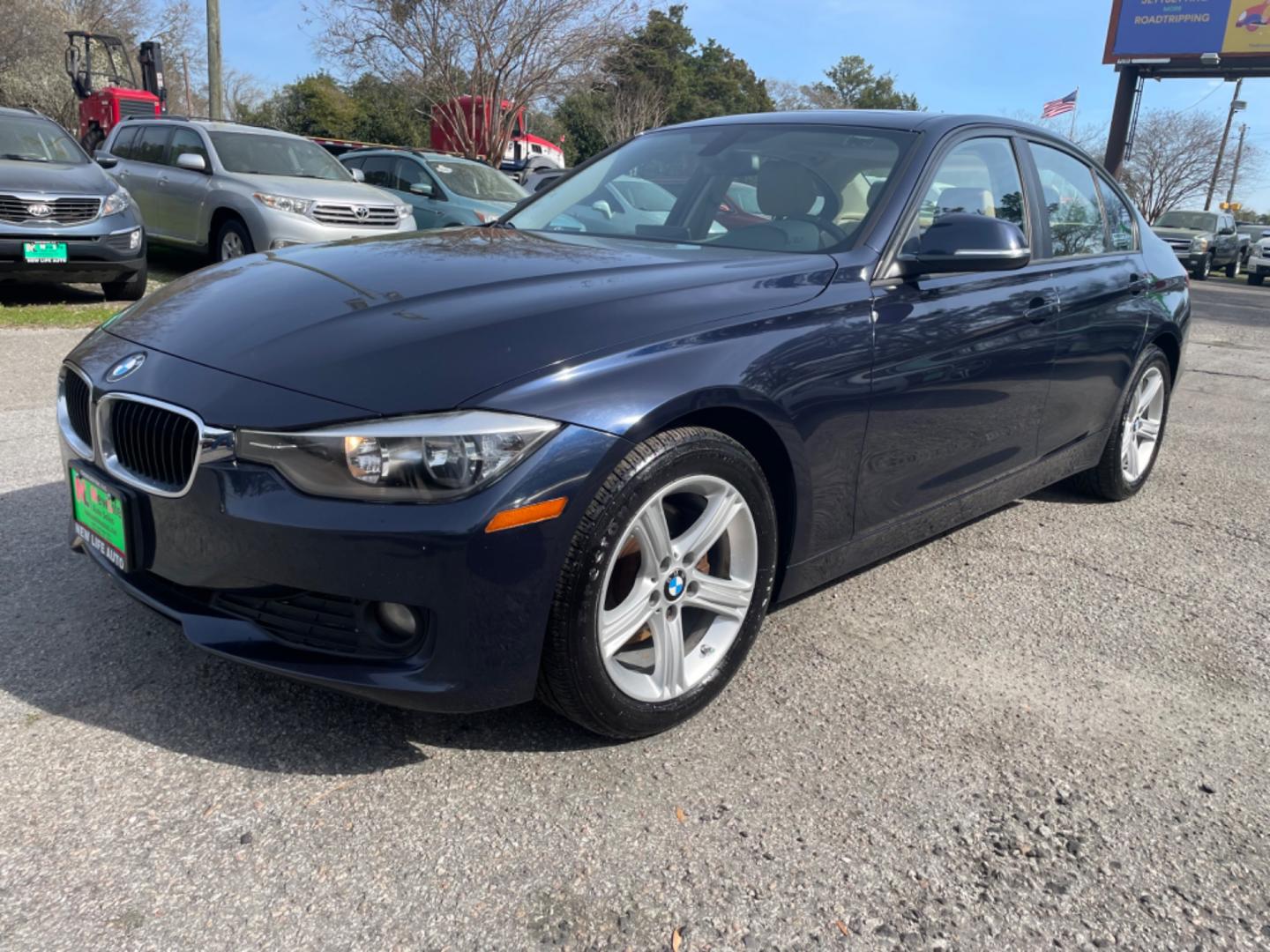 2014 BLUE BMW 3 SERIES 320I XDRIVE (WBA3C3G54EN) with an 2.0L engine, Automatic transmission, located at 5103 Dorchester Rd., Charleston, SC, 29418-5607, (843) 767-1122, 36.245171, -115.228050 - Photo#2